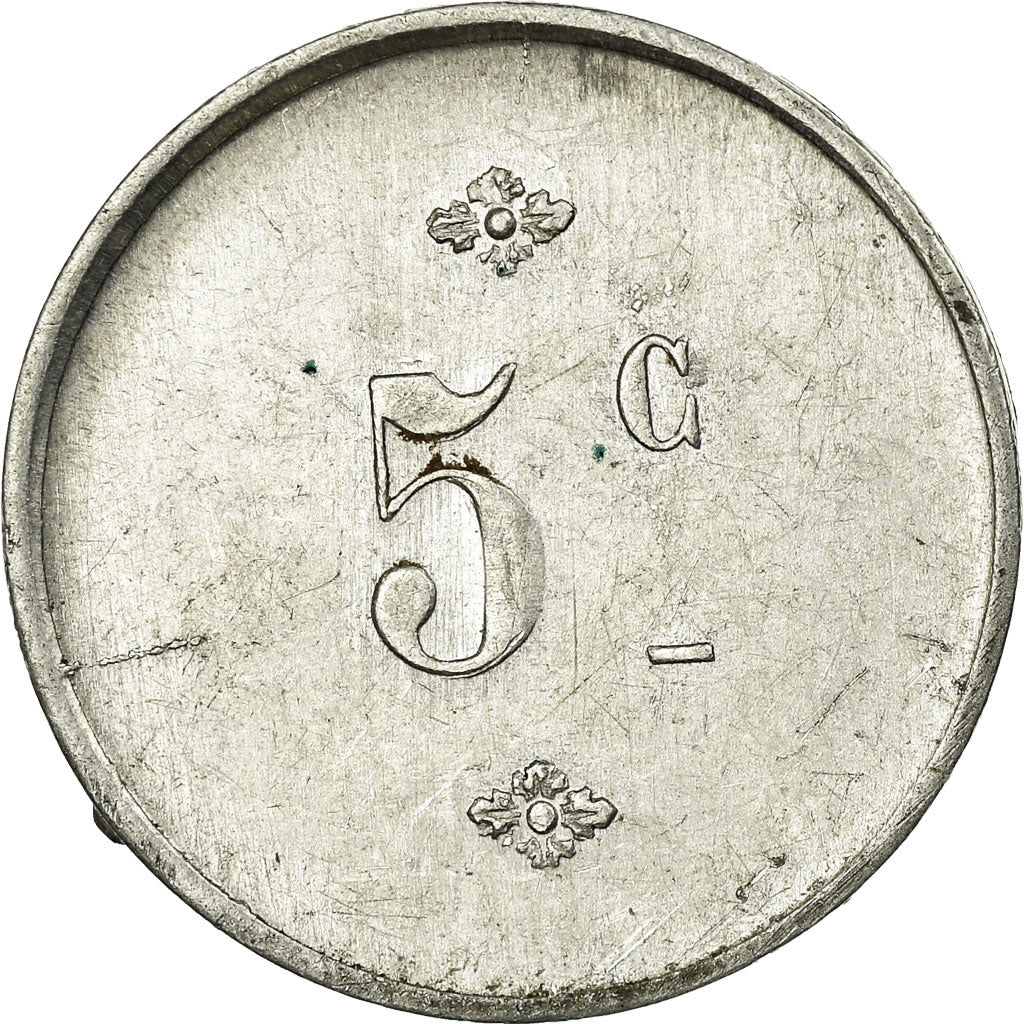Moneta, Francja, Union des Commerçants, Barbaira, 5 Centimes, AU(55-58)