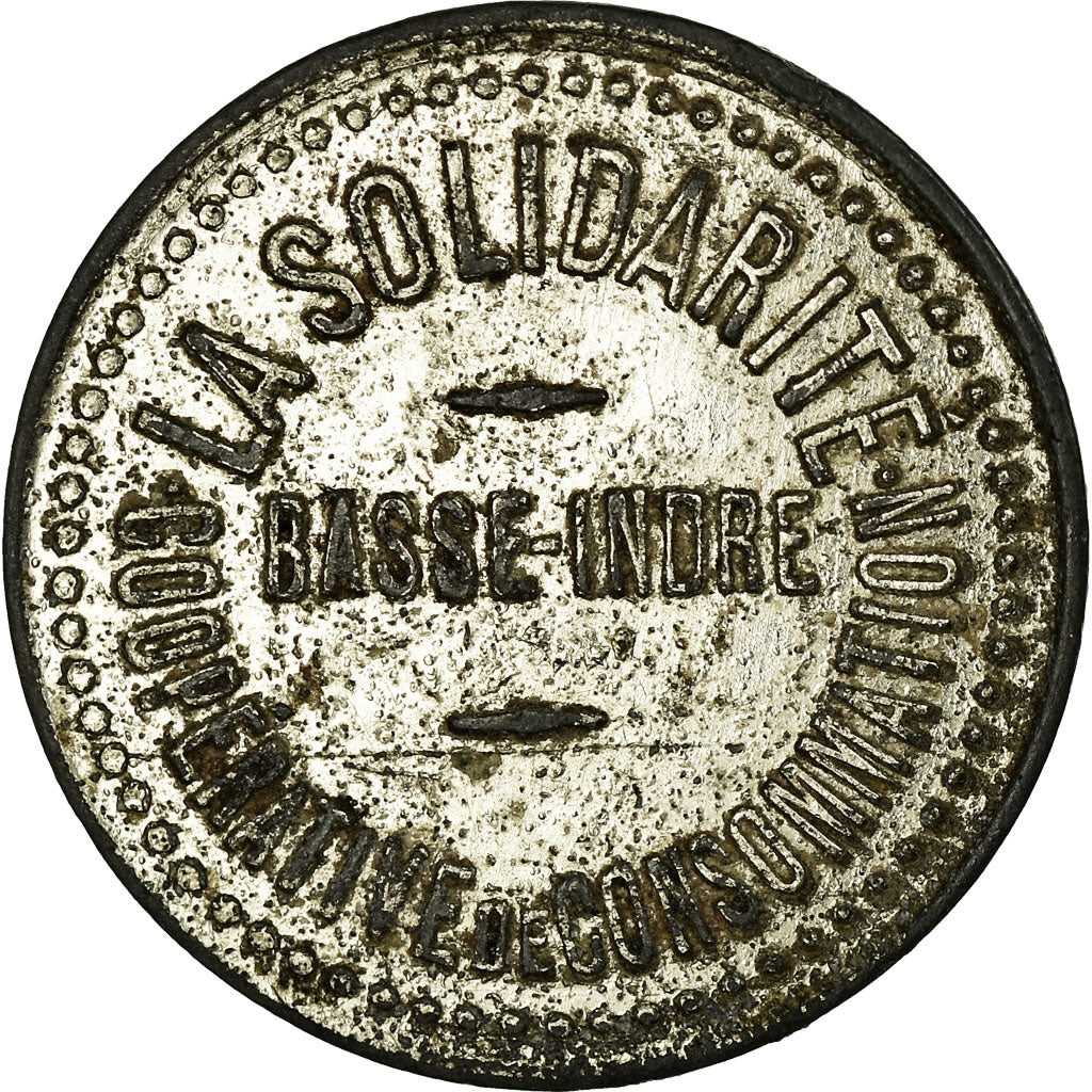 Monnaie, France, Coop. de Consommation, La Solidarité, Basse-Indre, 1 Franc