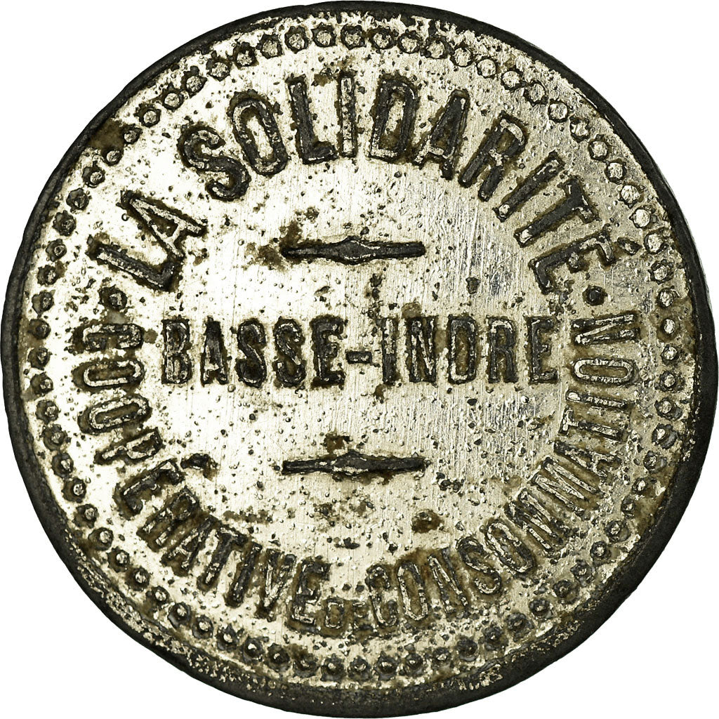 Moneta, Francia, Coop. de Consommation, La Solidarité, Basse-Indre, 2 Francs