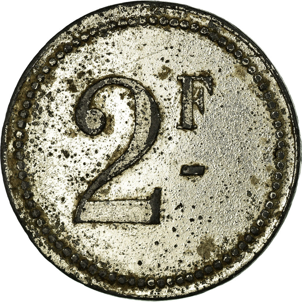 Moneta, Francia, Coop. de Consommation, La Solidarité, Basse-Indre, 2 Francs