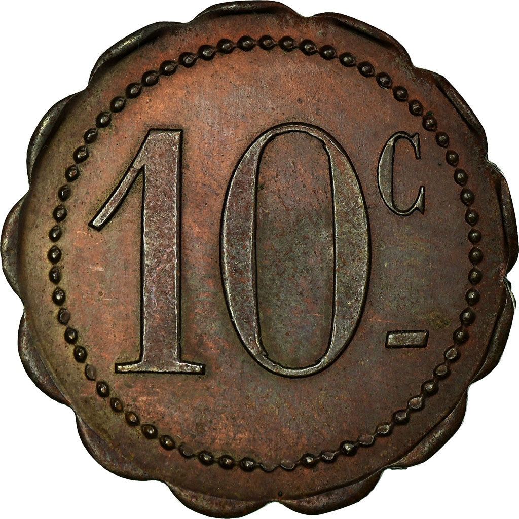 Moneta, Francia, Mine de Batère, Cantine, Corsavy, 10 Centimes, SPL-, Rame