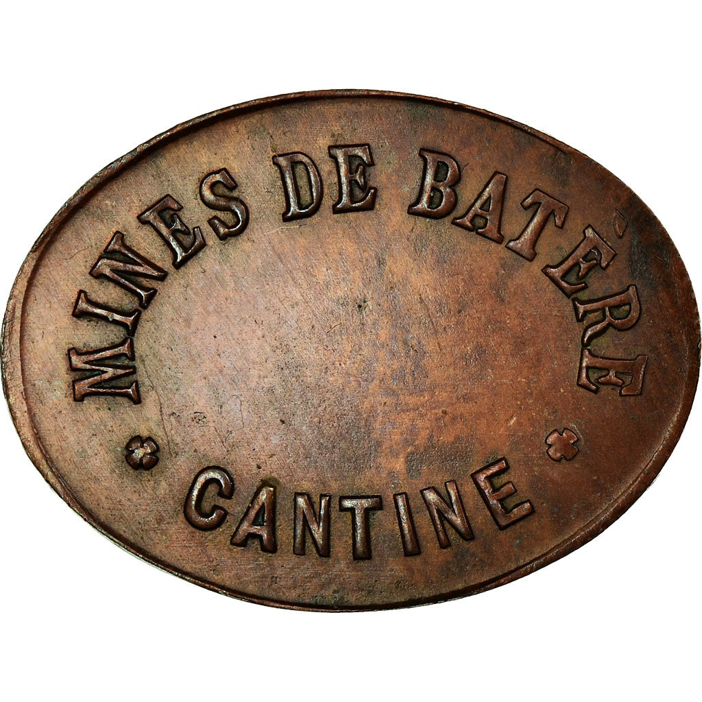 Moneta, Francia, Mine de Batère, Cantine, Corsavy, 2 Francs, SPL-, Rame