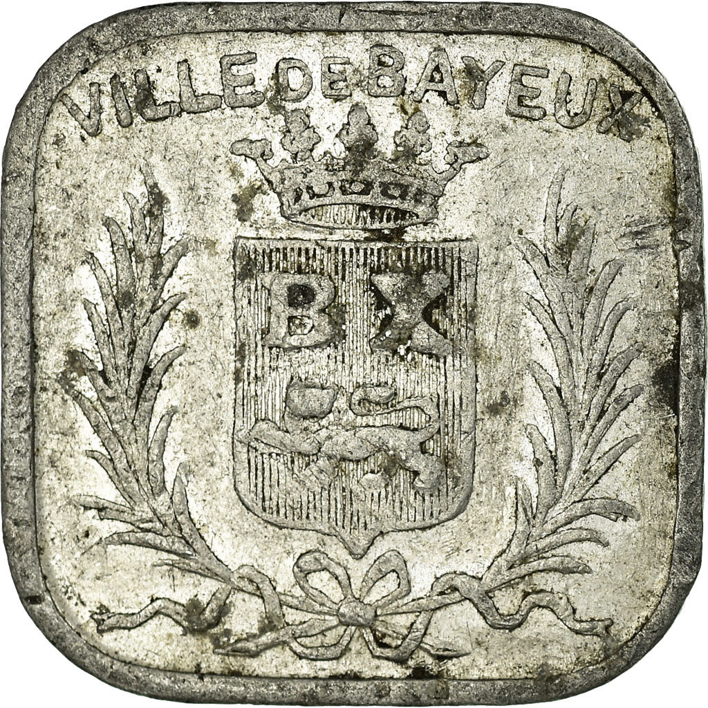Monnaie, France, Union Commerciale et Industrielle, Bayeux, 5 Centimes, 1922