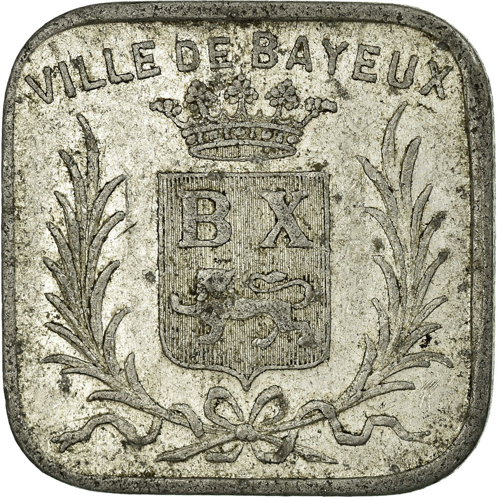 Moneta, Francia, Union Commerciale et Industrielle, Bayeux, 10 Centimes, 1922