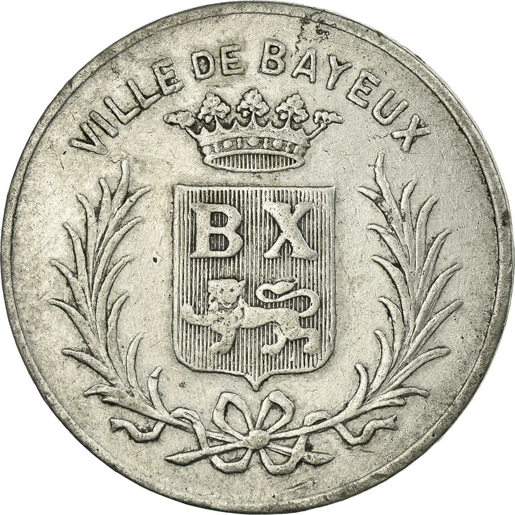 Monnaie, France, Union Commerciale et Industrielle, Bayeux, 25 Centimes, 1922