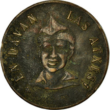 Francja, Token, Le Petit Catalan, Journal Quotidien, Perpignan, 1906, VF(30-35)