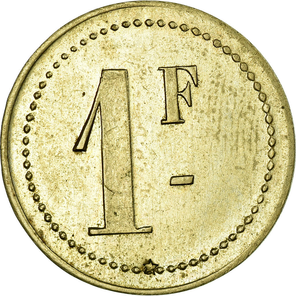 Monnaie, France, 53ème RI, Mess des Sous-Officiers, Perpignan, 1 Franc, TTB+