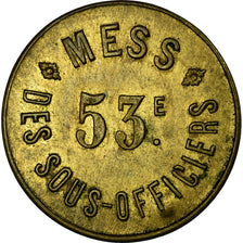 Monnaie, France, 53ème RI, Mess des Sous-Officiers, Perpignan, 10 Centimes
