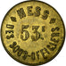 Monnaie, France, 53ème RI, Mess des Sous-Officiers, Perpignan, 10 Centimes