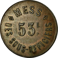 Monnaie, France, 53ème RI, Mess des Sous-Officiers, Perpignan, 25 Centimes
