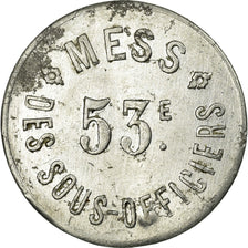 Monnaie, France, 53ème RI, Mess des Sous-Officiers, Perpignan, 50 Centimes