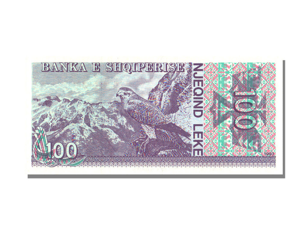 Albania, 100 Lekë, 1993, KM #55a, UNC(65-70), AC