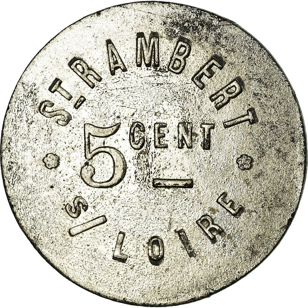 Münze, Frankreich, St. Rambert S/Loire, Saint-Just-Saint-Rambert, 5 Centimes
