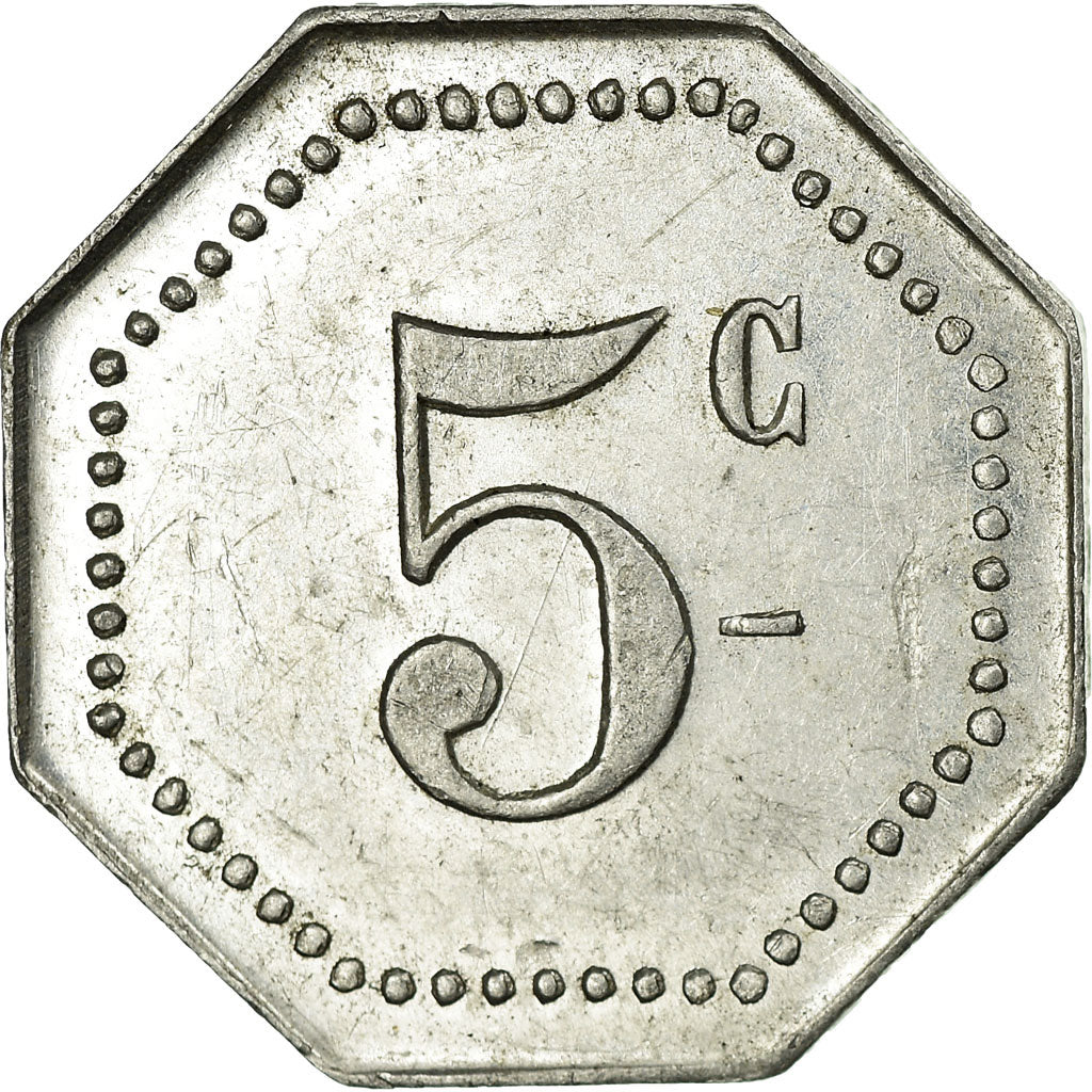 Monnaie, France, Arçonnerie française, Saint-Sulpice, 5 Centimes, 1914, SUP
