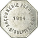 Monnaie, France, Arçonnerie française, Saint-Sulpice, 10 Centimes, 1914, TTB+