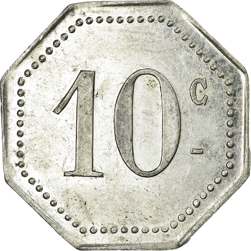 Monnaie, France, Arçonnerie française, Saint-Sulpice, 10 Centimes, 1914, TTB+