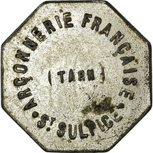Monnaie, France, Arçonnerie française, Saint-Sulpice, 10 Centimes, TTB, Zinc