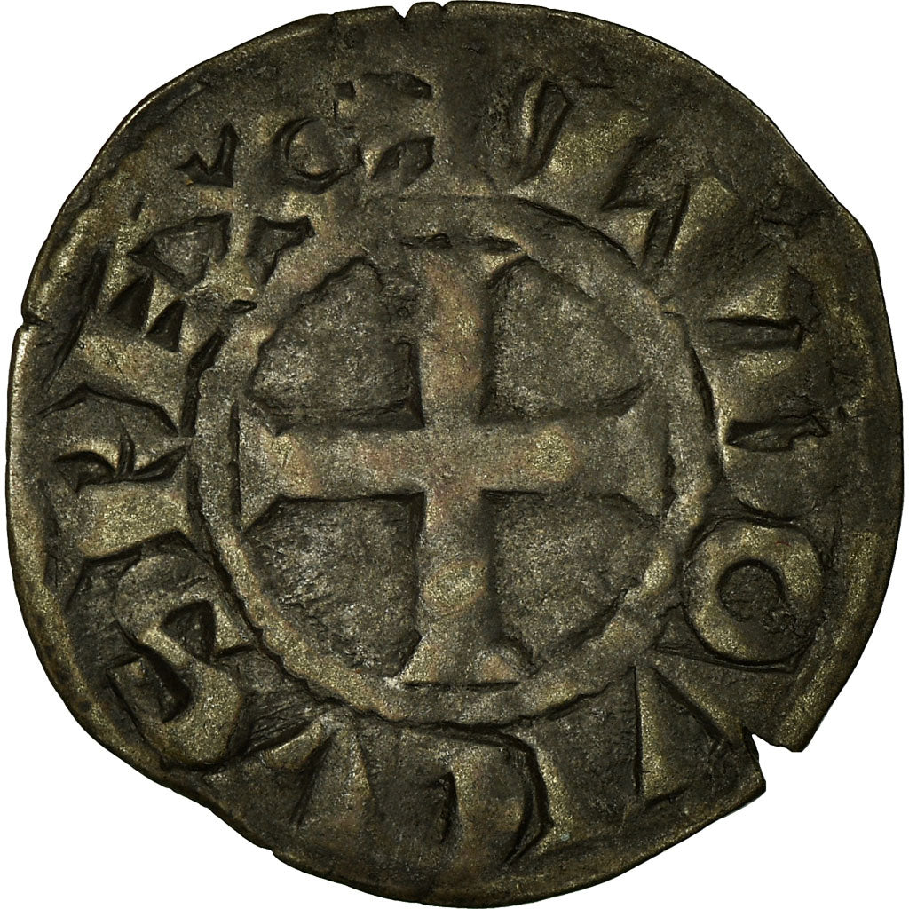 Moneta, Francia, Louis VIII-IX, Denier Tournois, BB, Biglione, Duplessy:188