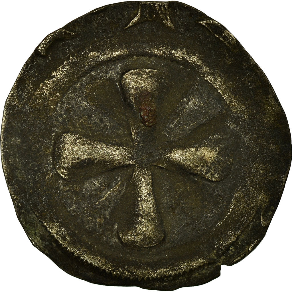 Coin, France, Auvergne, Anonymous, Denarius, Le Puy, VF(20-25), Billon