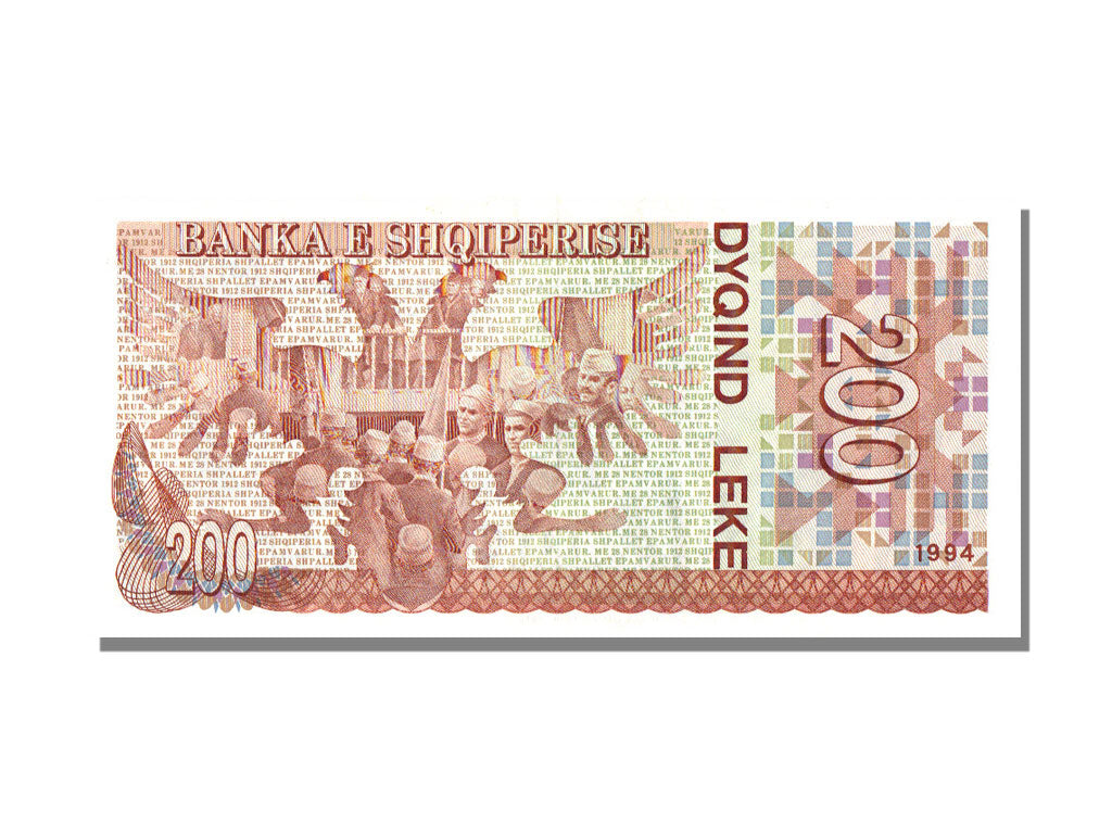 Albania, 200 Lekë, 1994, KM #56a, UNC(65-70), CH
