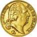 Munten, Frankrijk, Louis XVIII, 20 Francs, 1824, Paris, ZF, Goud, KM:712.1