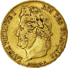 Monnaie, France, Louis-Philippe, 20 Francs, 1839, Paris, TTB, Or, Gadoury:1031