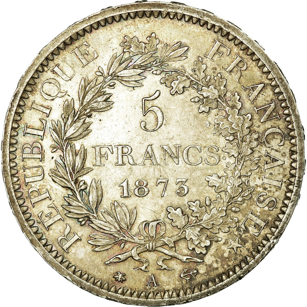 Monnaie, France, Hercule, 5 Francs, 1873, Paris, SUP+, Argent, Gadoury:745a