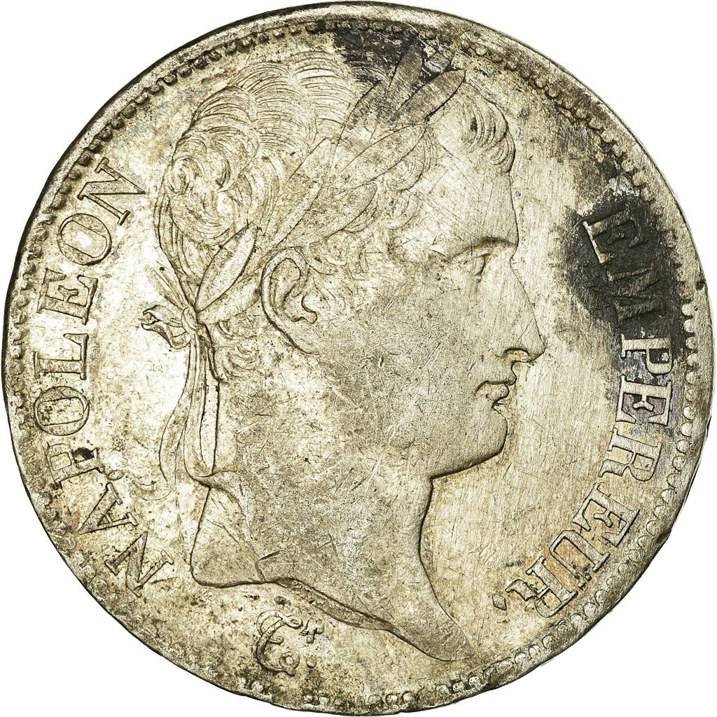Münze, Frankreich, Napoléon I, 5 Francs, 1810, Paris, S+, Silber, KM:694.1