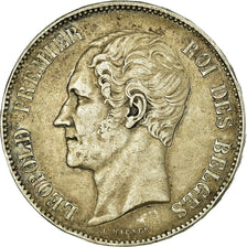 Moneta, Belgio, Leopold I, 5 Francs, 5 Frank, 1850, BB, Argento, KM:17