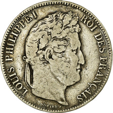 Munten, Frankrijk, Louis-Philippe, 5 Francs, 1842, Lille, FR, Zilver, KM:749.13