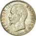 Moneda, Francia, Napoleon III, 5 Francs, 1856, Paris, BC+, Plata, KM:782.1
