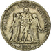 Moneta, Francia, Hercule, 5 Francs, 1848, Paris, MB+, Argento, KM:756.1