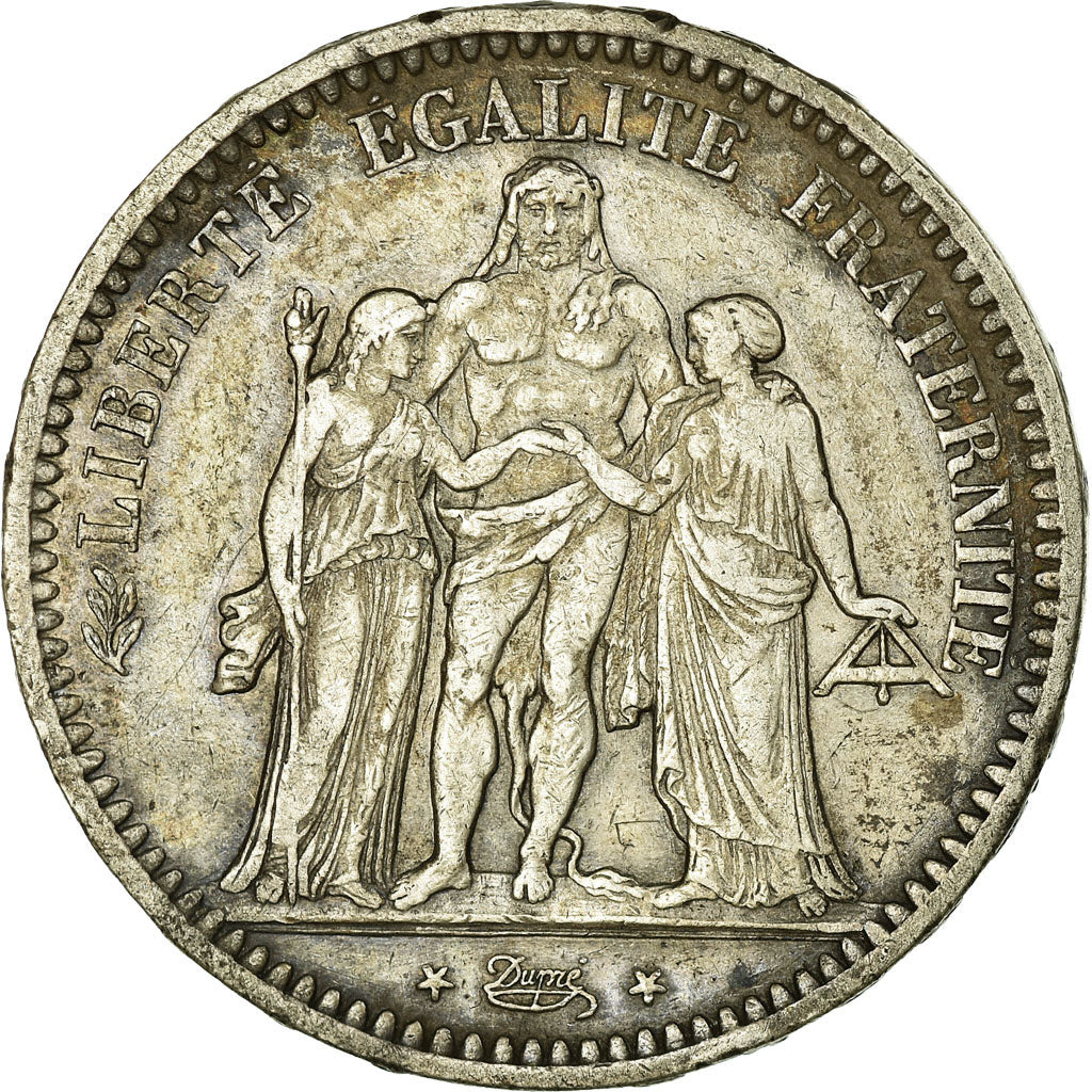 Monnaie, France, Hercule, 5 Francs, 1848, Paris, TTB, Argent, Gadoury:683