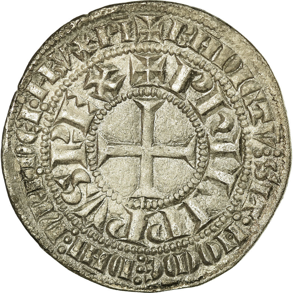 Coin, France, Philip IV, Gros Tournois, EF(40-45), Silver, Duplessy:213