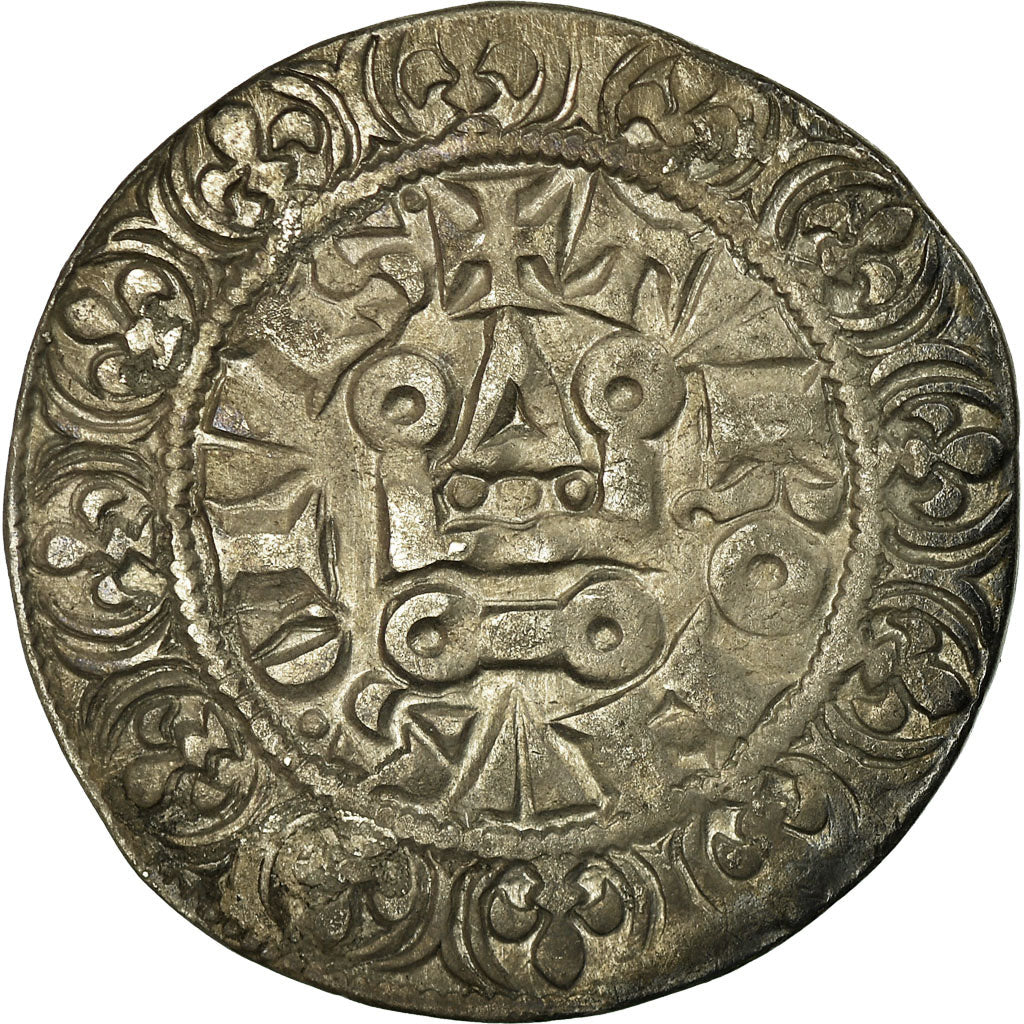 Münze, Frankreich, Philip IV, Gros Tournois, SS, Silber, Duplessy:213