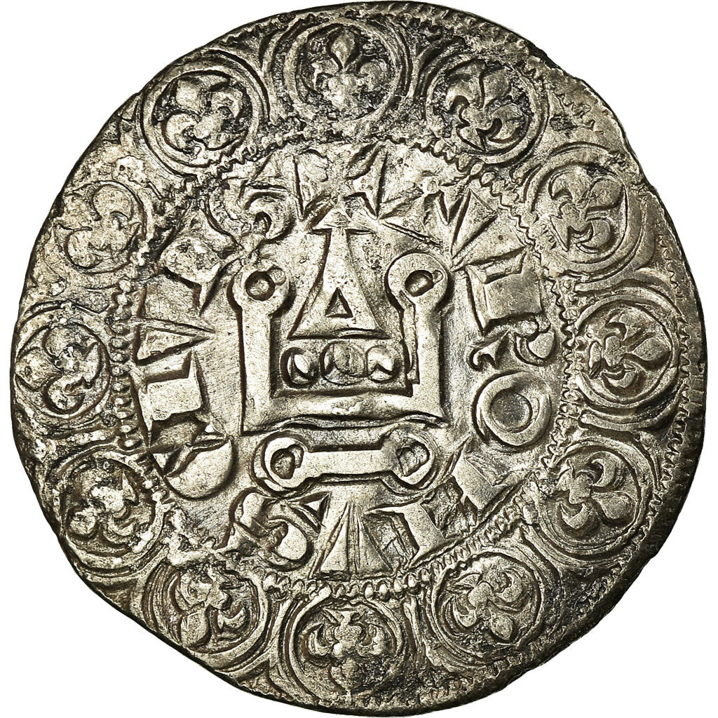 Moneta, Francja, Philip IV, Gros Tournois, EF(40-45), Srebro, Duplessy:213