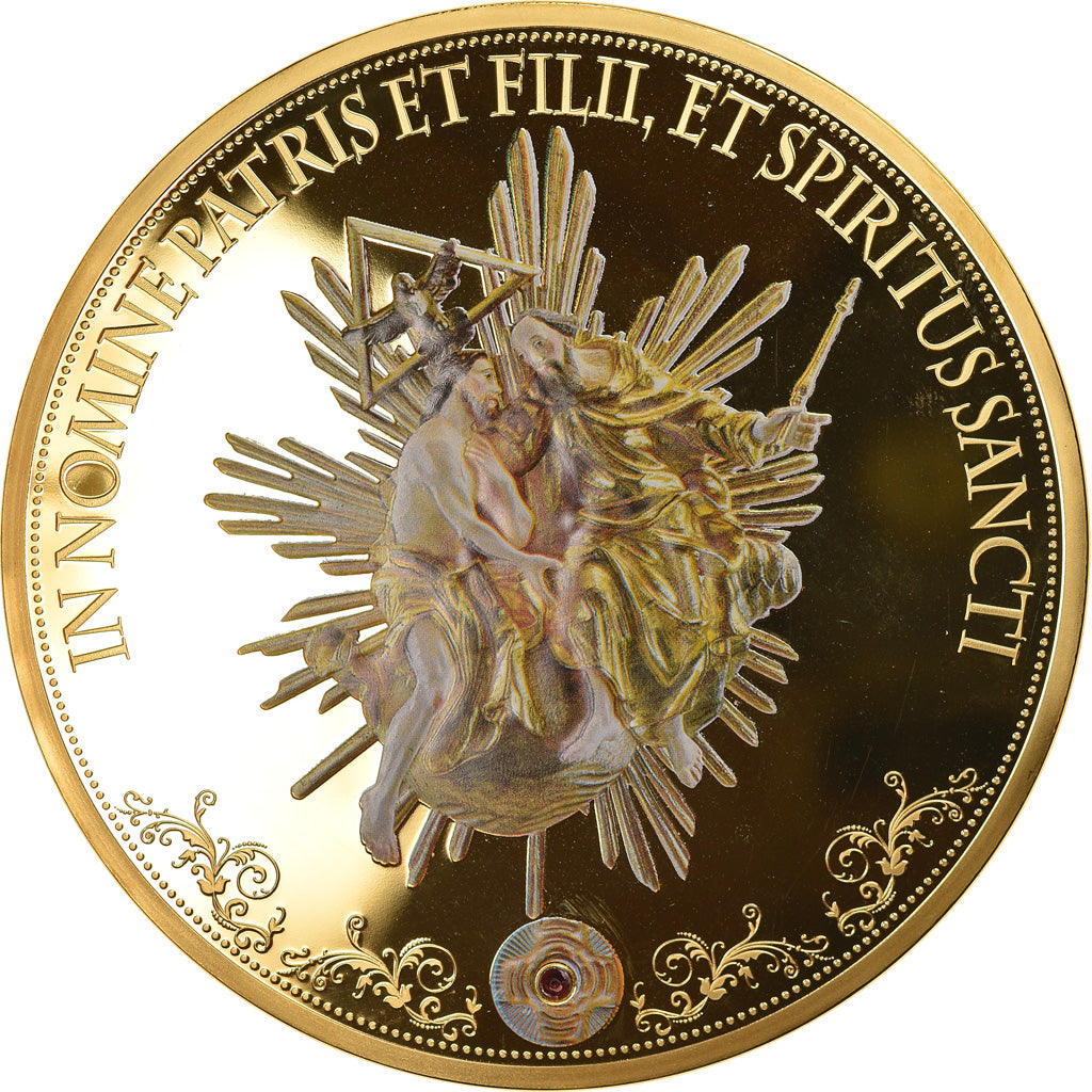 Vatikan, Medaille, Jésus Christ, Civitas Vaticana, Trinitas, Religions &