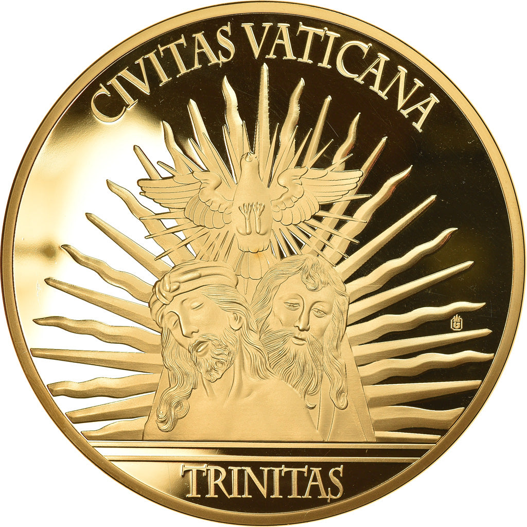 Vatikan, Medaille, Jésus Christ, Civitas Vaticana, Trinitas, Religions &