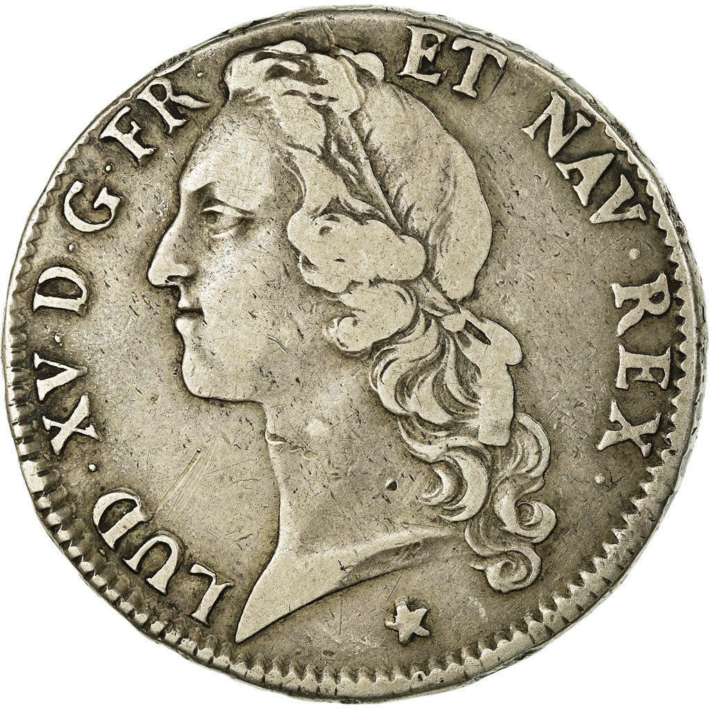 Monnaie, France, Louis XV, Écu au bandeau, 1746, La Rochelle, Très rare, TB+