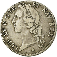 Monnaie, France, Louis XV, Écu au bandeau, 1746, La Rochelle, Très rare, TB+