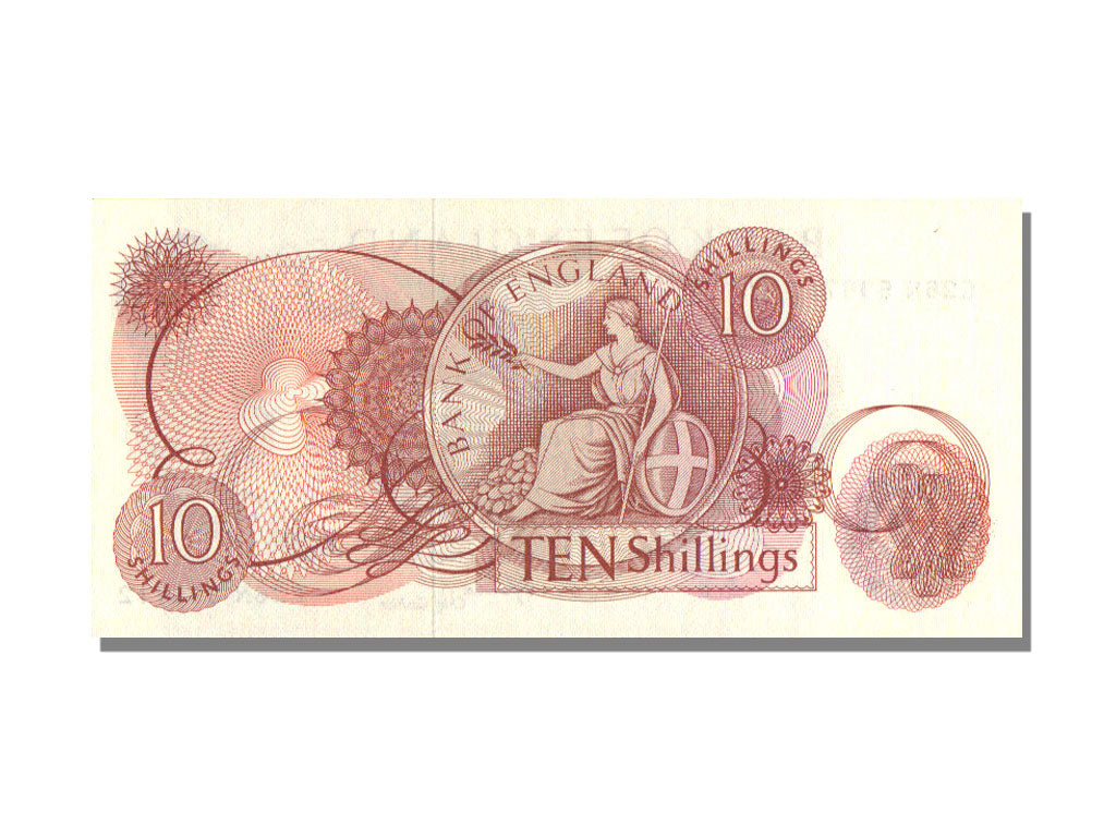 Great Britain, 10 Shillings, KM #373c, UNC(65-70), C26N