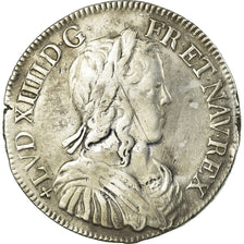 Moneta, Francja, Louis XIV, 1/2 Écu à la mèche longue, 1649, Angers