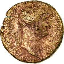 Moneda, Hadrian, Dupondius, 124-128, Rome, BC+, Bronce, RIC:657