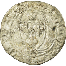 Coin, France, Charles VII, Blanc à la couronne, Limoges, VF(20-25), Billon