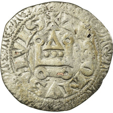 Moeda, França, Philip IV, Gros Tournois, VF(20-25), Prata, Duplessy:214