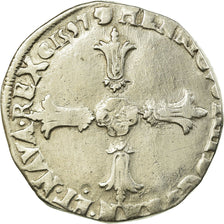 Munten, Frankrijk, Henri IV, 1/4 Ecu, 1597, Toulouse, FR+, Zilver, Sombart:4686