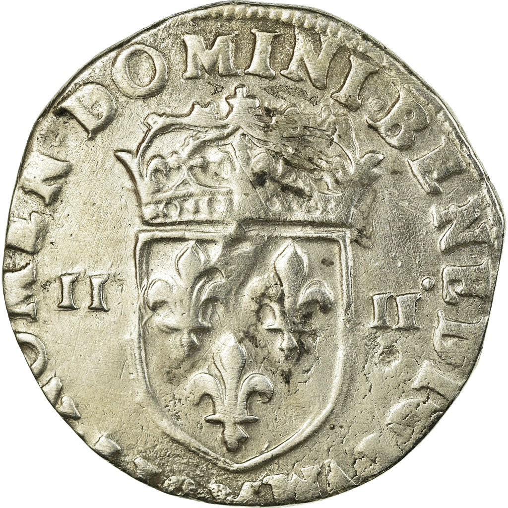 Munten, Frankrijk, Henri IV, 1/4 Ecu, 1597, Toulouse, FR+, Zilver, Sombart:4686