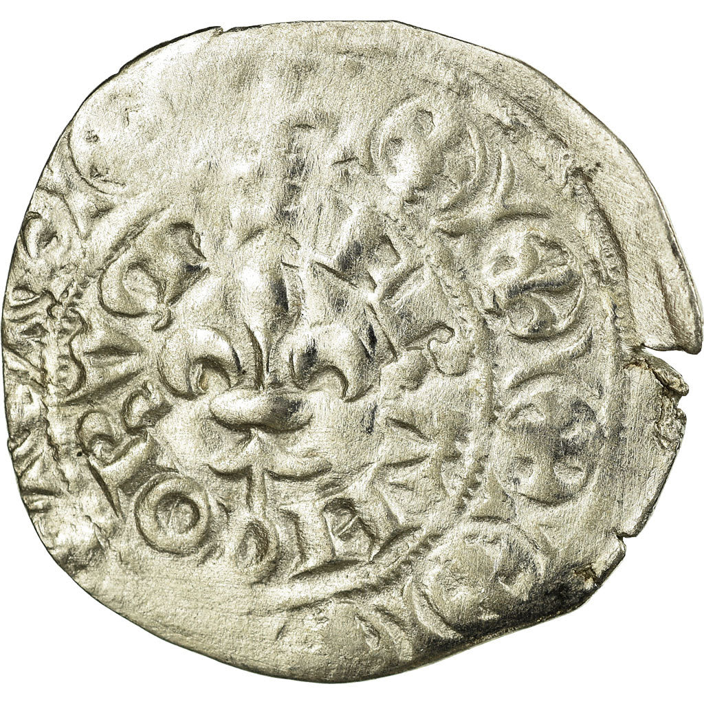 Monnaie, France, Philippe VI, Gros à la fleur de lis, TB+, Billon, Duplessy:263