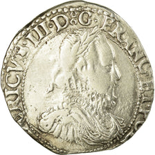 Moeda, França, Henri III, Demi Franc, Uncertain date, Bordeaux, VF(30-35)