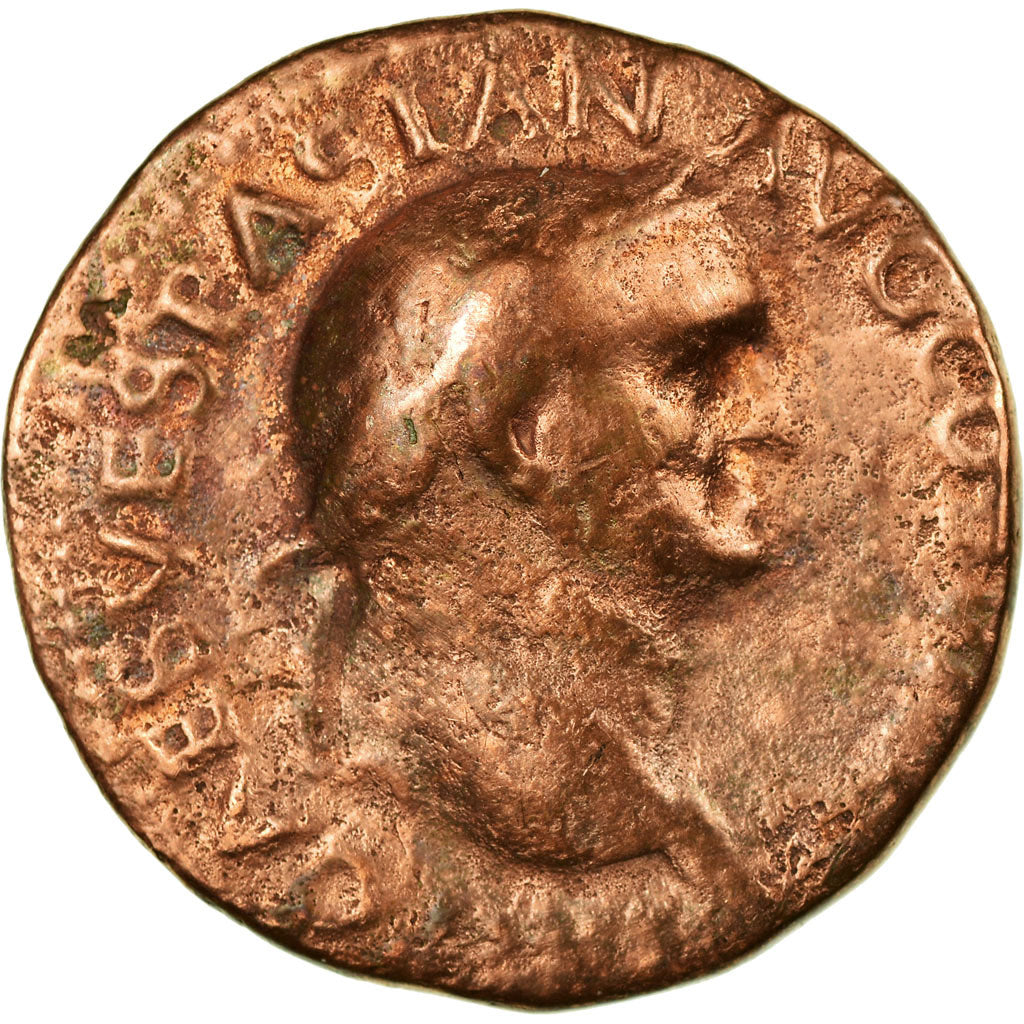 Monnaie, Vespasien, As, 77-78, Lyon - Lugdunum, TB, Bronze, RIC:1235